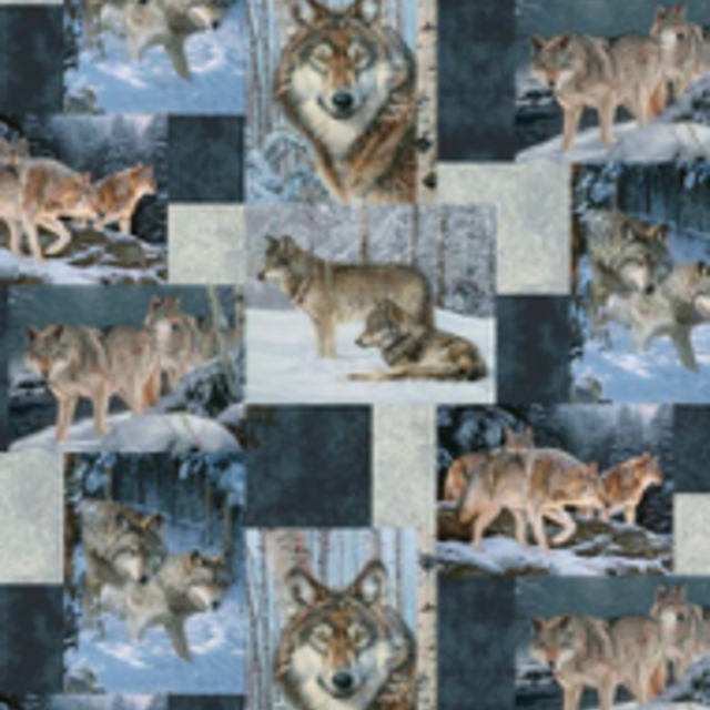 Wolves Patchwork 